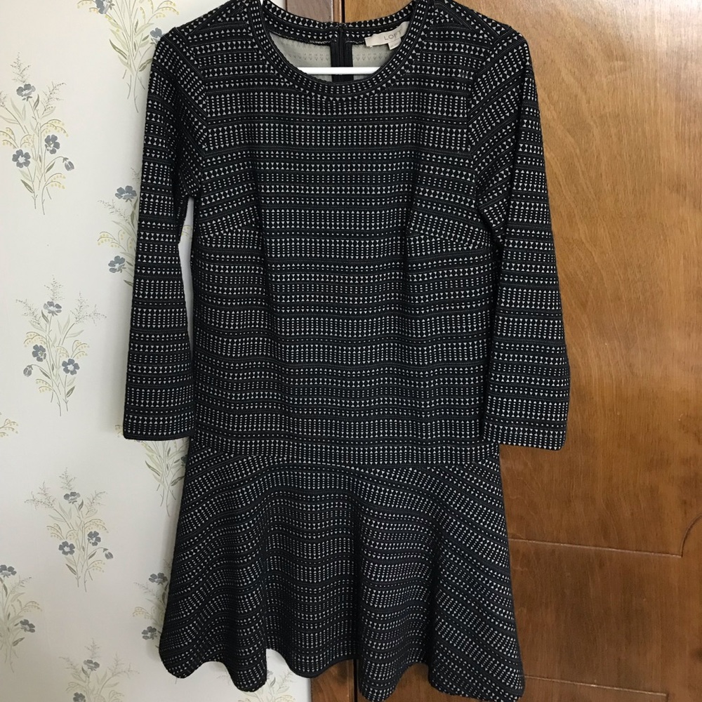 Loft Drop Waist Dress